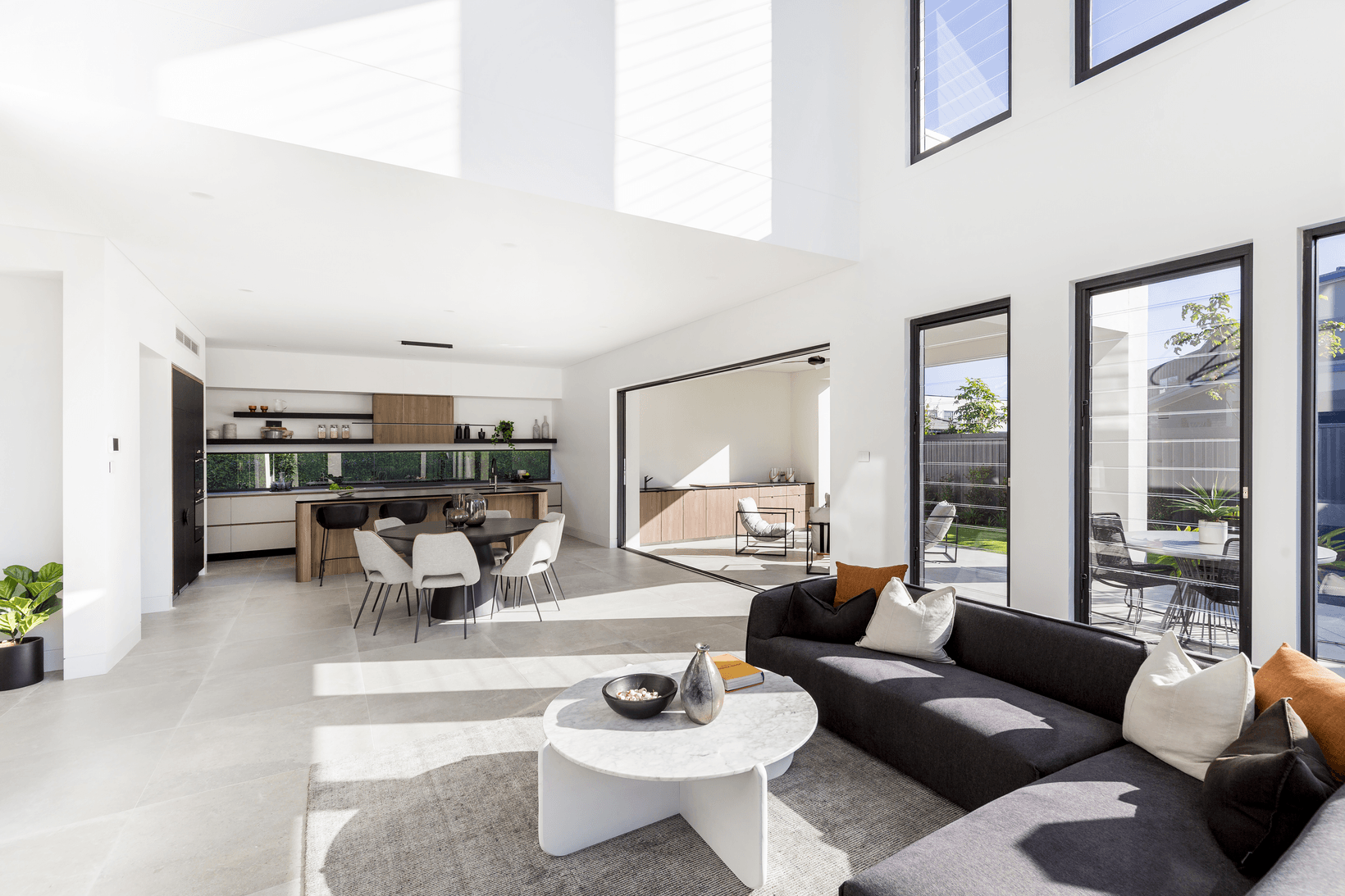 Newport Homes interior with PowerFloor used on the first floor