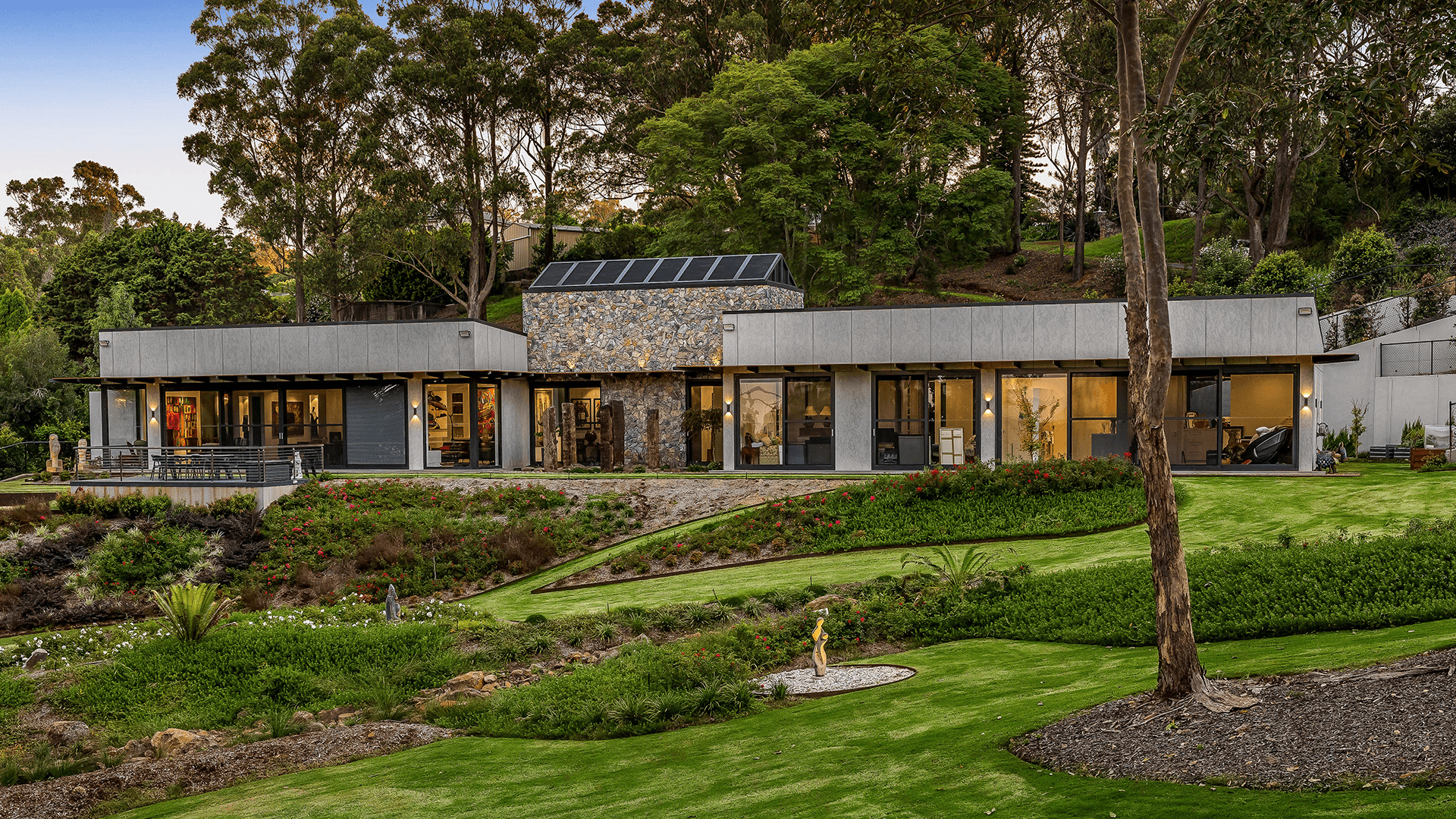 Residential home with Cemintel Barestone