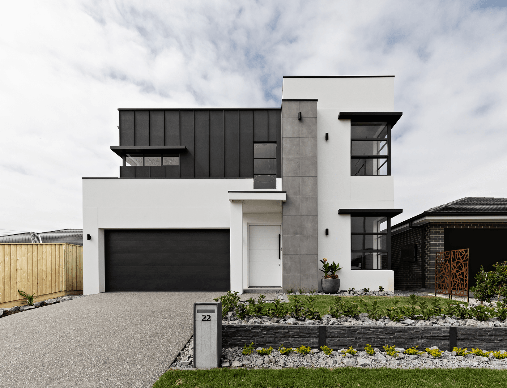 Exterior of King Homes Spice house - PowerProfile and PowerPanelXL